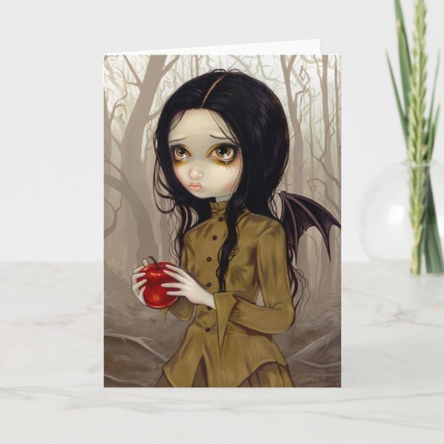 Cartão "O outono é a minha última oportunidade" (Frente)