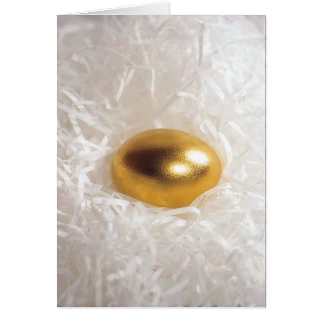 Cartão O ovo dourado (Frente)