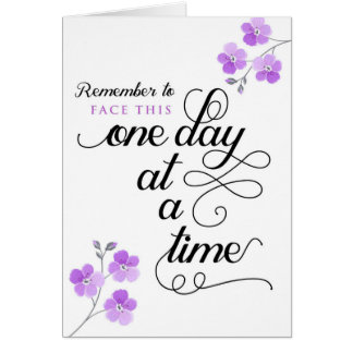 Cartão O paciente que sofre de cancro, enfrenta este um