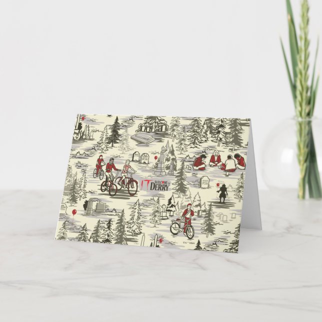 Cartão O padrão do cemitério do Clube dos Perdedores (Frente)