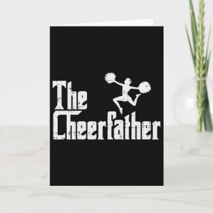 Cartão O Pai Cheerleader Engraçado Dia dos Pais