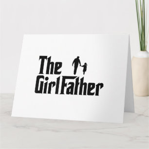 Cartão O Pai da Menina Pai Engraçado das Meninas Papai Fi