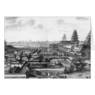 Cartão O palácio imperial em Ido, Japão