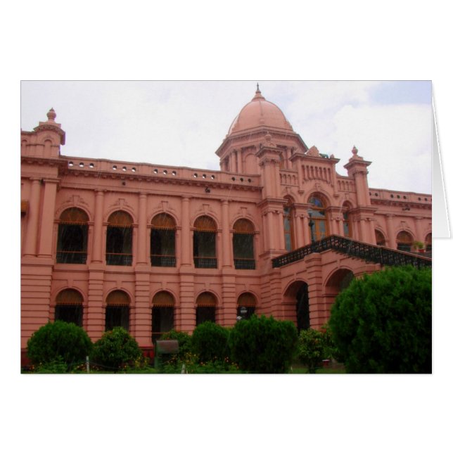 Cartão 'O palácio rosa' (Frente Horizontal)