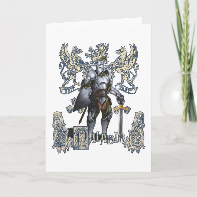 Cartão O Paladino | Cavaleiro Regal (Frente)