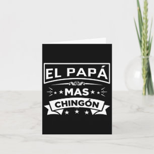 Cartão O Papai Mais Incrível Piadas Espanhol Pais Mexican