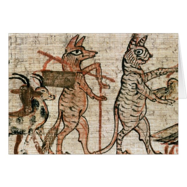 Cartão O papiro Satirical (Frente Horizontal)