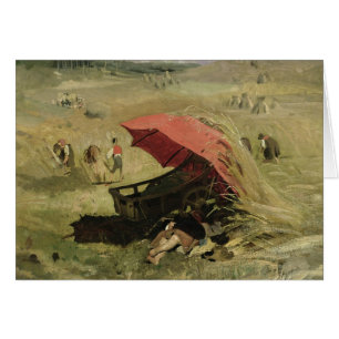 Cartão O pára-sol vermelho, c.1860