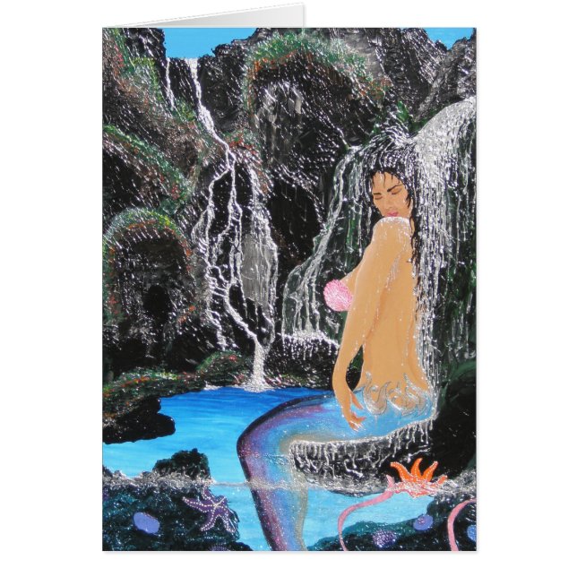 Cartão O Paraíso da Sereia (Frente)