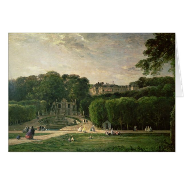 Cartão O parque na nuvem do St., 1865 (Frente Horizontal)