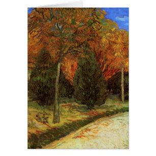 Cartão O Parque Público em Arles por Vincent van Gogh