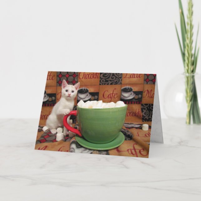 Cartão O Partido Marshallow de Audrey (Frente)