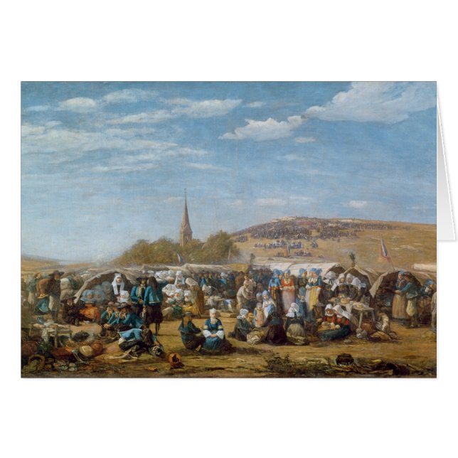 Cartão O perdão do Sainte-Anne-La-Palud, Brittany (Frente Horizontal)