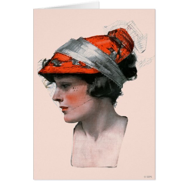 Cartão O perfil da mulher (Frente)