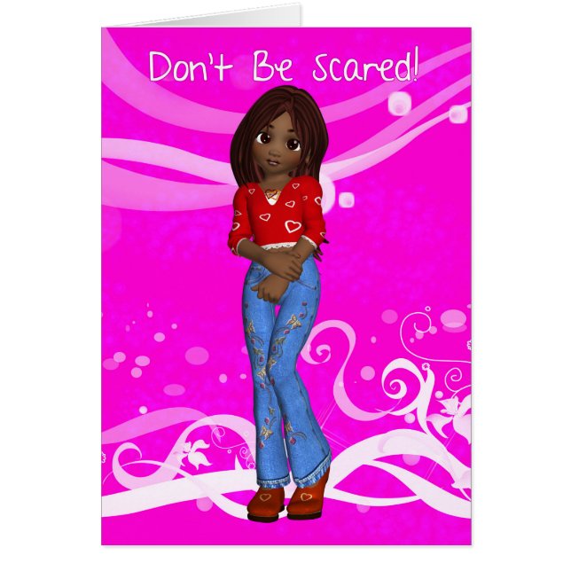 Cartão ø Período, primeiro afro-americano Cutie do (Frente)