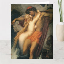O pescador e a Syren (por Frederic Leighton)
