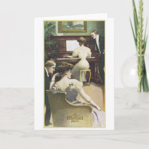 Cartão O Piano de Harvard