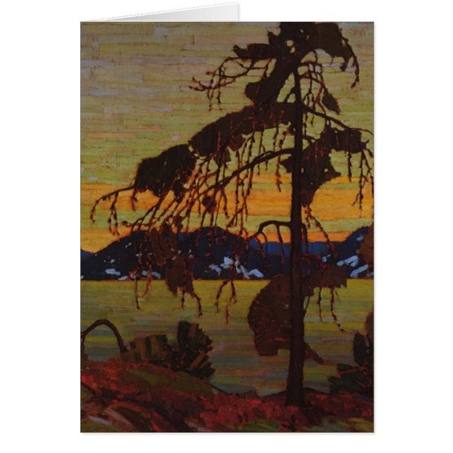 Cartão O pinho de Jack (Frente)