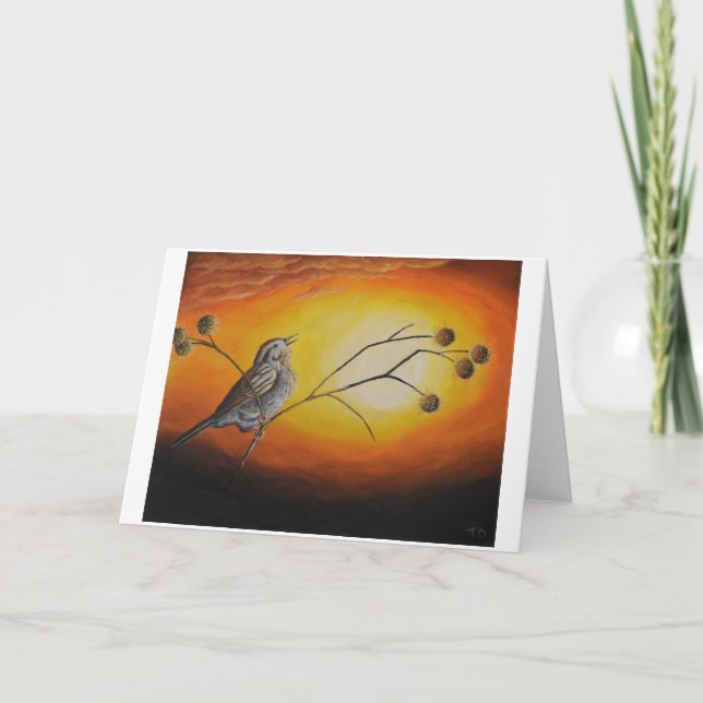 Cartão O Piper nas Portas da Amanhecer - Vazio Saudação C (Frente)