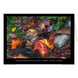 Cartão O poder da poesia