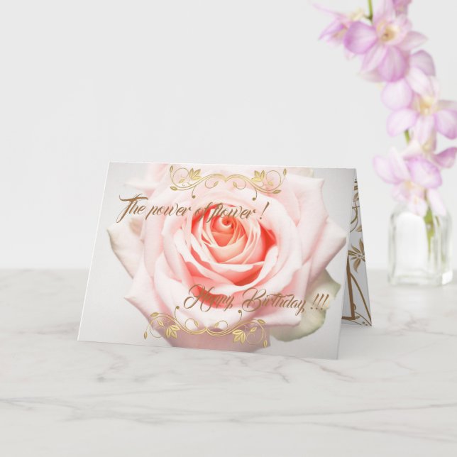 Cartão O poder da ventoinha (Orquídea)