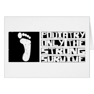 Cartão O Podiatry sobrevive