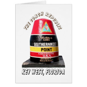 Cartão O ponto o mais southernmost