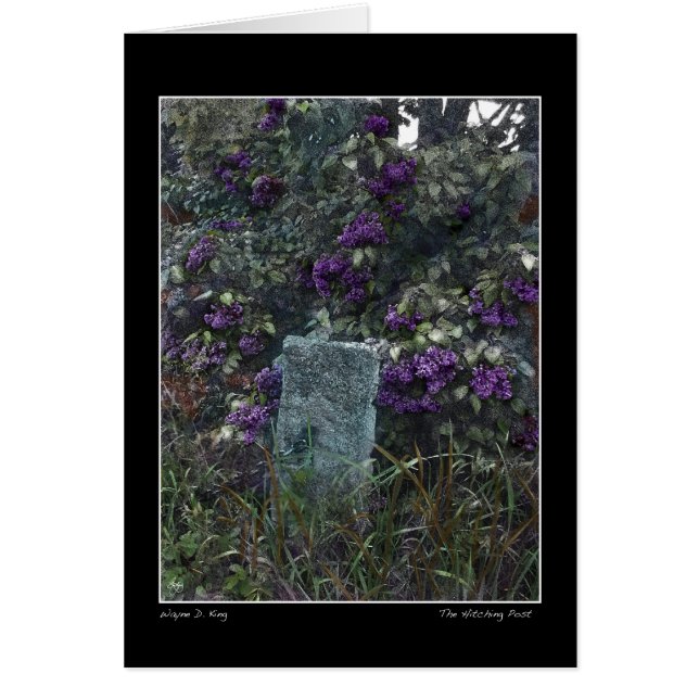 Cartão O Posto Hitching (Frente)