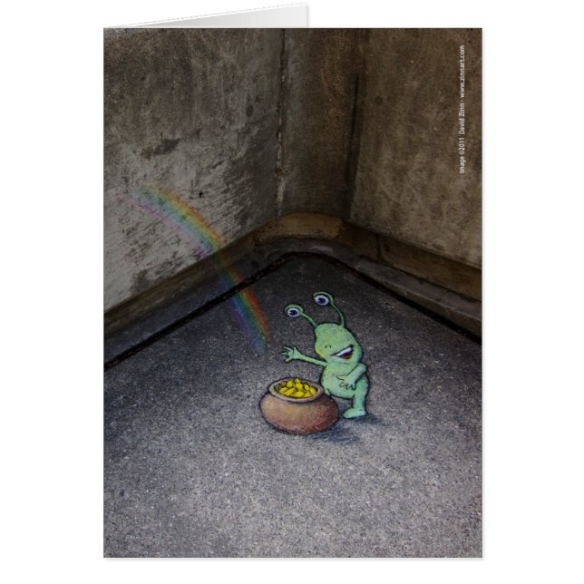 Cartão o pote dos sluggo de ouro (Frente)