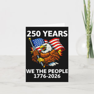 Cartão O povo 1776–2026 250 anos de liberdade