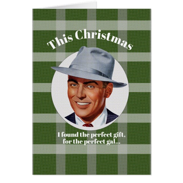 Cartão O presente perfeito para a garota perfeita... (Frente)