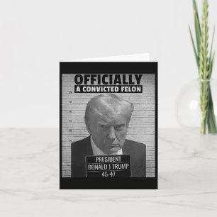 Cartão O Presidente Engraçado Trump É Oficialmente Um Fe 