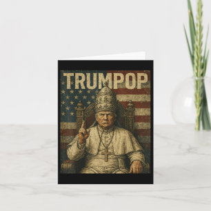 Cartão O Presidente Trump Quer Ser O Próximo Papa Engraça
