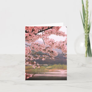 Cartão O primavera está aqui