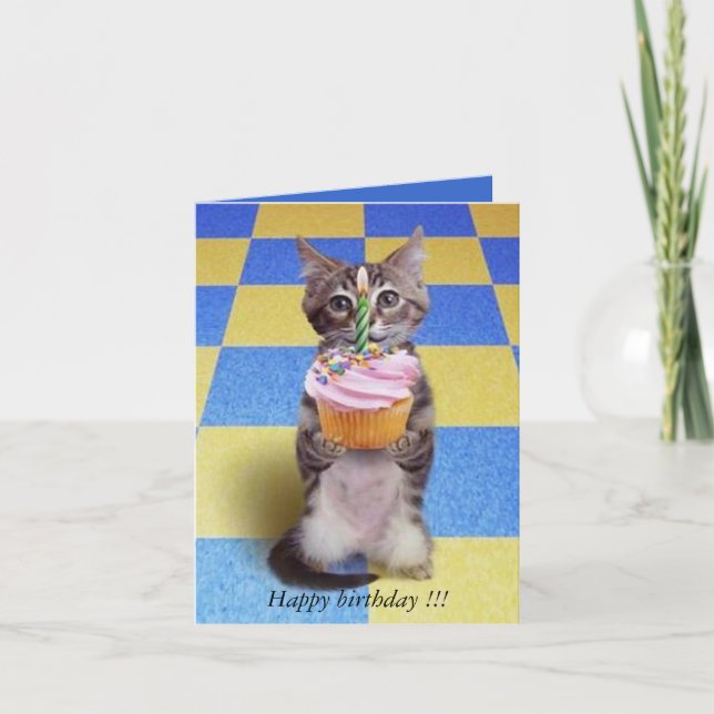 Cartão O primeiro aniversario do bebê- (Frente)