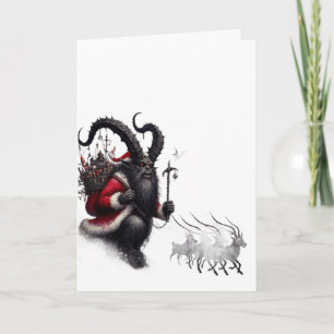 Cartão O Primo de BoomFuzzy, Krumpas (Krampus), Natal
