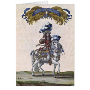 Cartão O príncipe de Conde