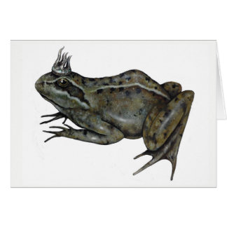 Cartão O príncipe do sapo