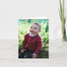 Cartão O príncipe Louis comemora o 1º aniversário