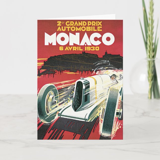 Cartão ò Prix grande de Monaco (Frente)