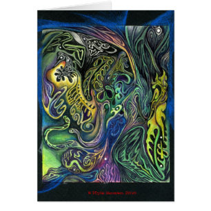 Cartão O processo de imaginação