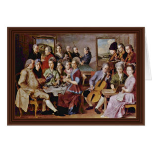 Cartão O Procuress, por Johannes Vermeer