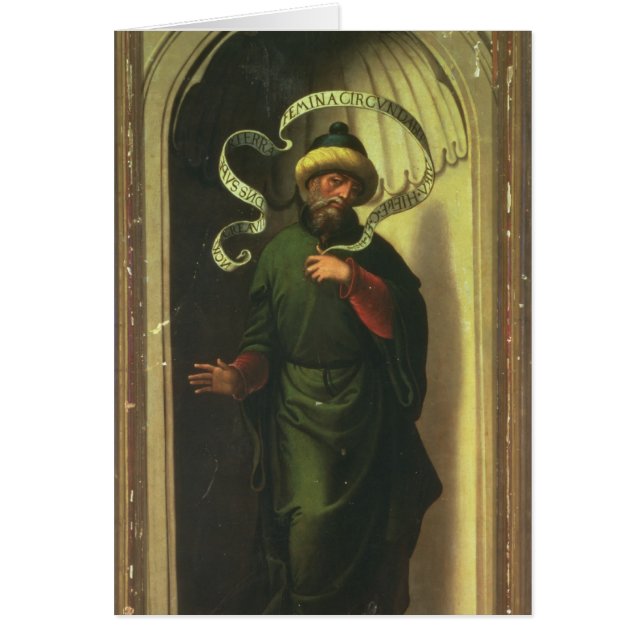 Cartão O profeta Habakkuk (Frente)