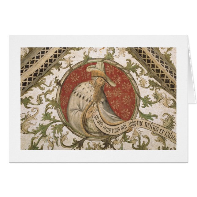 Cartão O profeta Hosea, do d'Annunciazione do Loggia (Frente Horizontal)