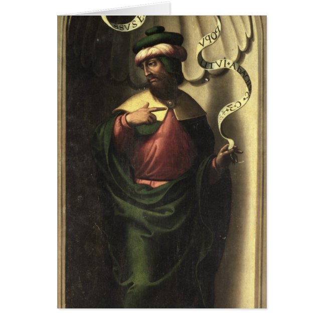 Cartão O profeta Jeremiah (Frente)