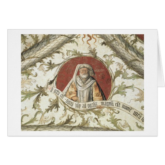 Cartão O profeta Malachi, do d'Annunciazio do Loggia (Frente Horizontal)