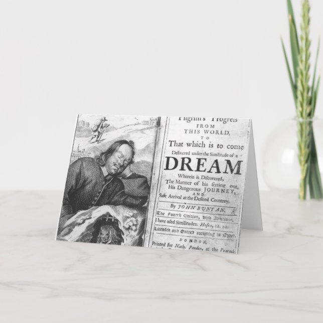 Cartão O Progresso do Peregrino (Frente)