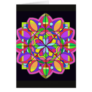 Cartão O projeto do vitral