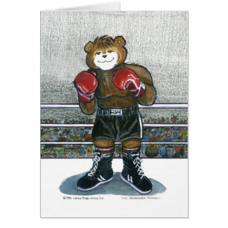 Cartão O pugilista