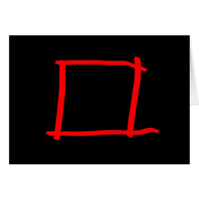 CARTÃO O QUADRADO DA RACIONALIDADE FALSA (Frente Horizontal)